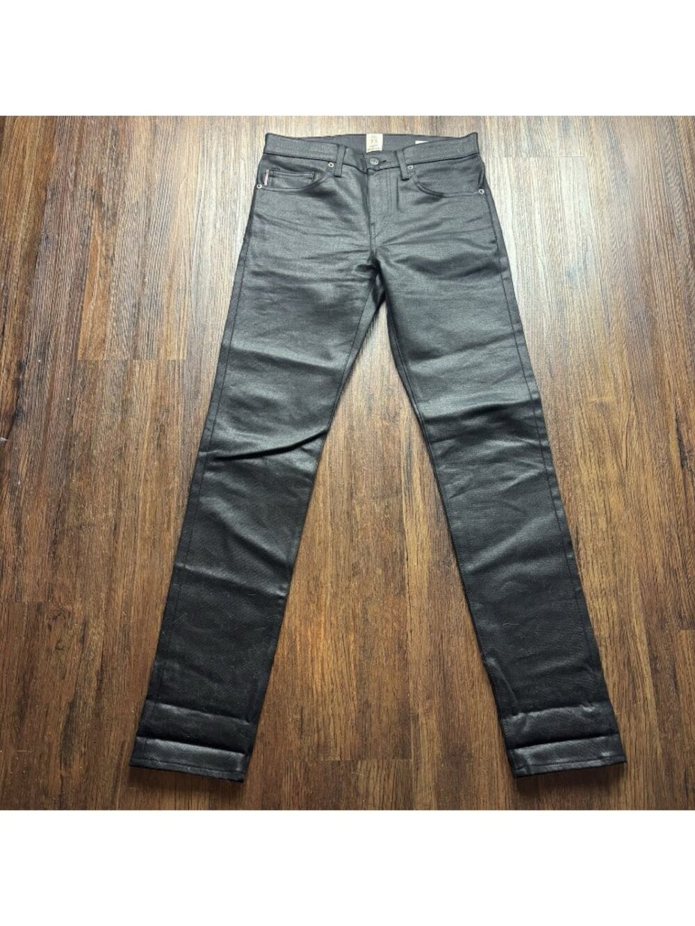 Hiroshi Kato Black Selvedge The Pen Slim Denim Jeans Size 30x34